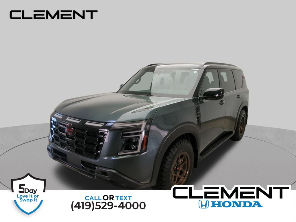 Alpine Metallic/Super Black 2025 Nissan Armada SUV / Crossover Four-Wheel Drive 9-Speed Automatic