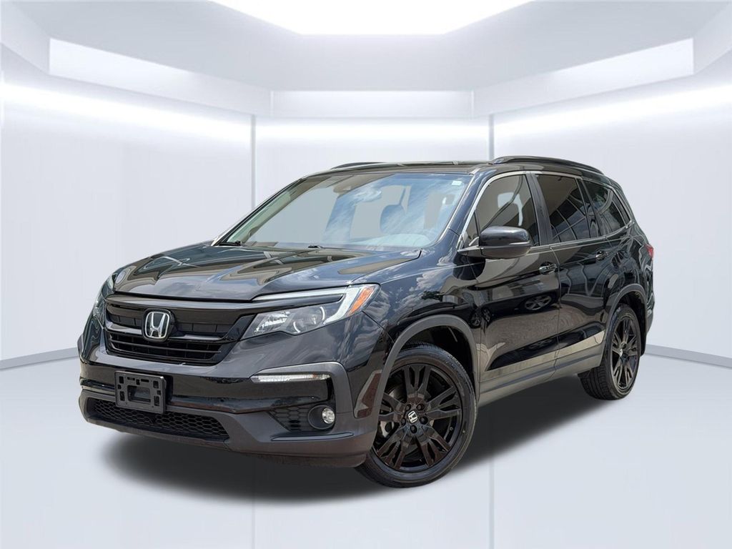 Crystal Black Pearl 2021 Honda Pilot SUV / Crossover Front-Wheel Drive 9-Speed Automatic