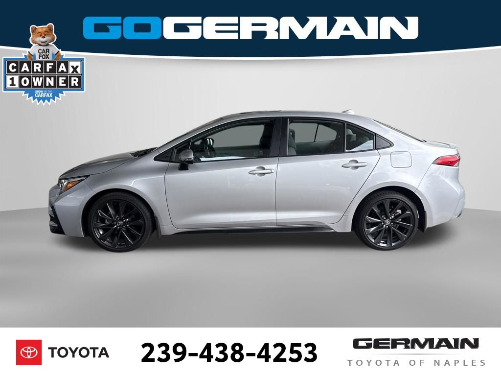 Certified Used 2024 Silver Toyota SE image 2