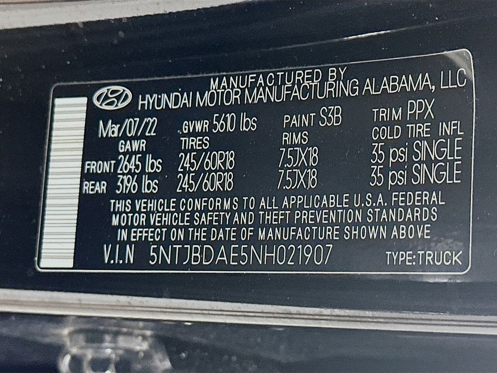 Used 2022 Black Hyundai SEL image 35