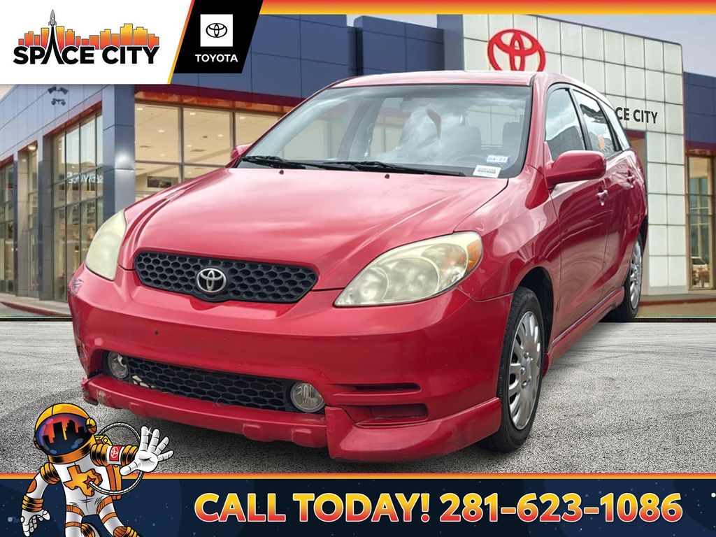 Red 2004 Toyota Matrix XR Hatchback Front-Wheel Drive 4-Speed Automatic Overdrive