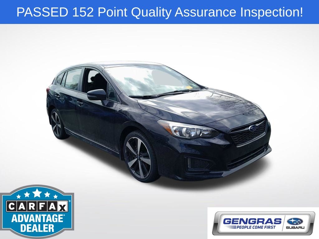 Crystal Black Silica 2019 Subaru Impreza 2.0i Sport Hatchback AWD Hatchback All-Wheel Drive Continuously Variable Transmission