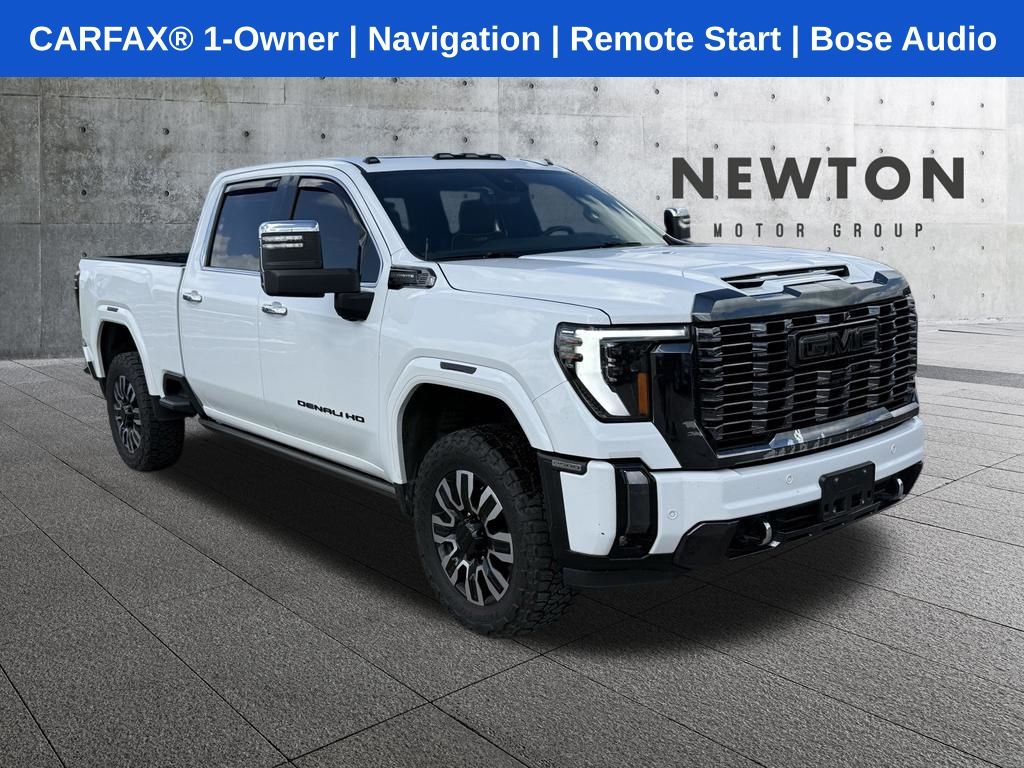 Summit White 2024 GMC Sierra 2500HD Pickup Truck Four-Wheel Drive Automatic