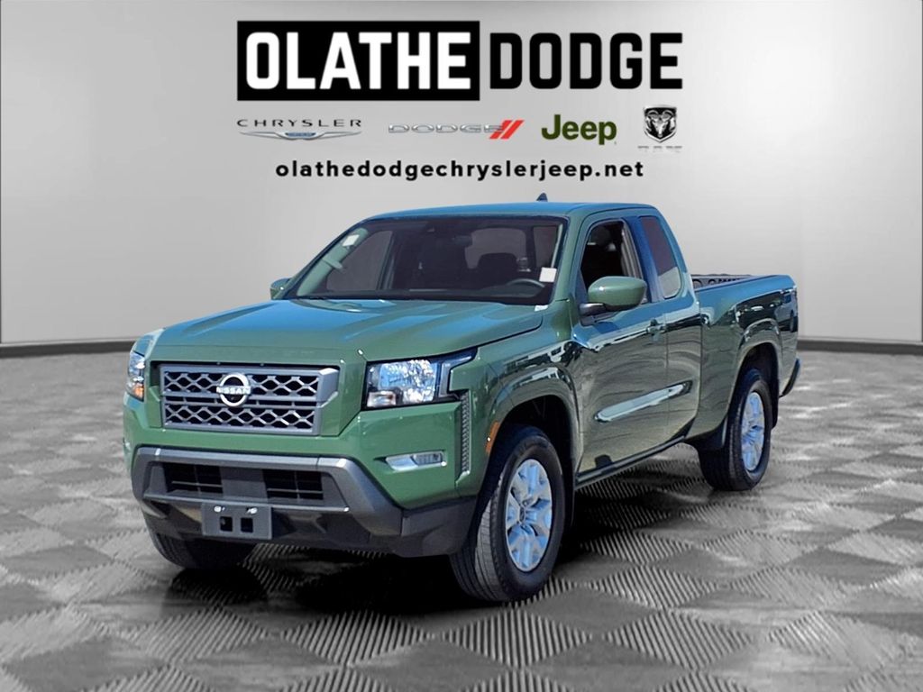 Tactical Green Metallic 2023 Nissan Frontier Pickup Truck 4X2 9-Speed Automatic
