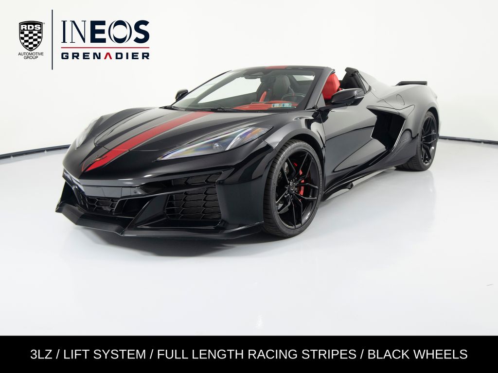 Black 2026 Chevrolet Corvette Z06 3LZ Convertible RWD Convertible Rear-Wheel Drive 8-Speed Dual Clutch