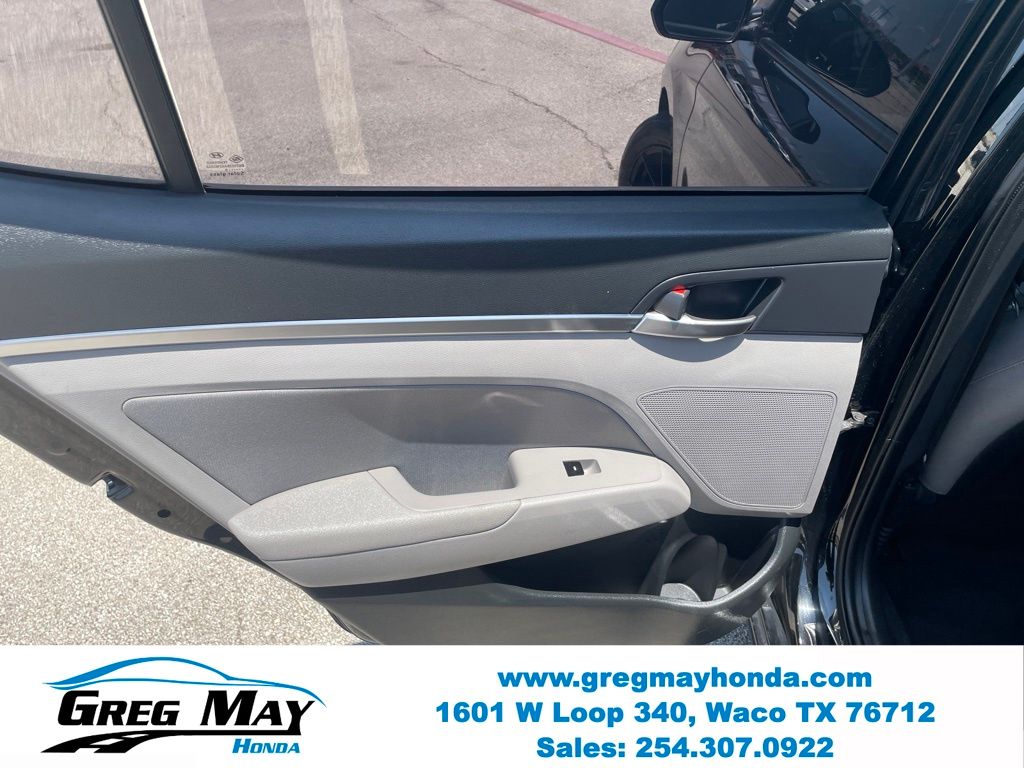 2020 Hyundai Elantra Value Edition Black at Greg May Honda