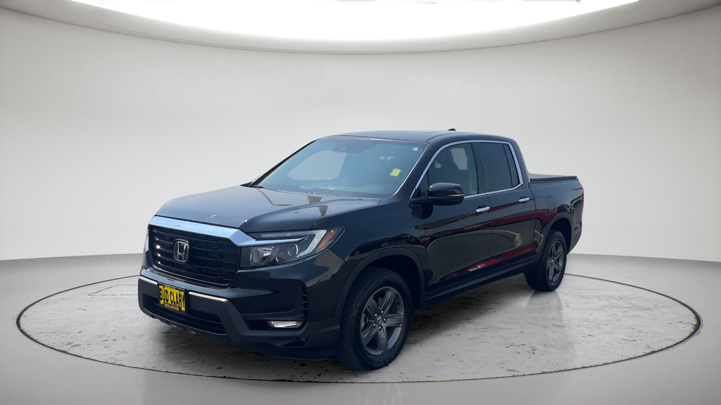Crystal Black Pearl 2023 Honda Ridgeline Pickup Truck All-Wheel Drive 9-Speed Automatic