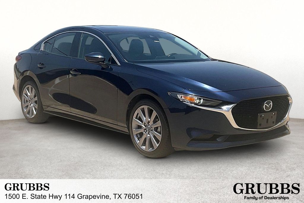 Crystal Blue 2022 Mazda MAZDA3 Sedan Front-Wheel Drive 6-Speed Automatic