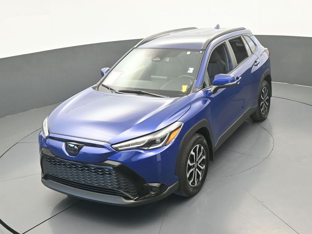 Used 2024 Blue Toyota Hybrid SE image 41