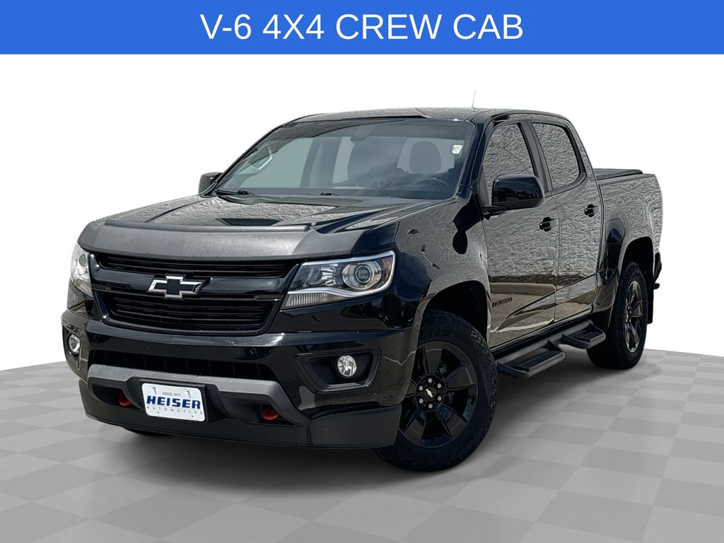 Black 2019 Chevrolet Colorado LT Crew Cab 4WD Pickup Truck Four-Wheel Drive 8-Speed Automatic