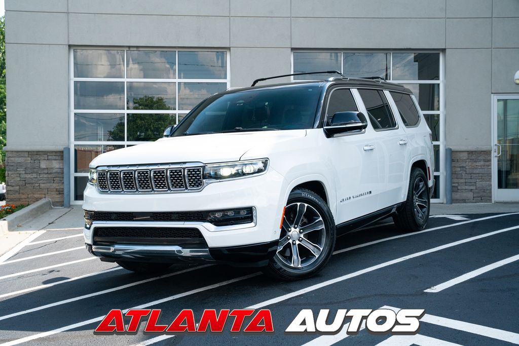 Bright White Clearcoat 2023 Jeep Grand Wagoneer SUV / Crossover Four-Wheel Drive 8-Speed Automatic