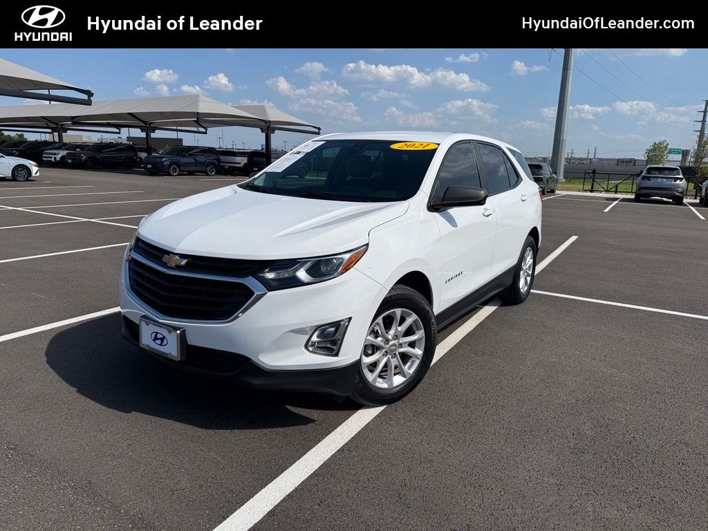 Summit White 2021 Chevrolet Equinox SUV / Crossover Front-Wheel Drive 6-Speed Automatic Overdrive