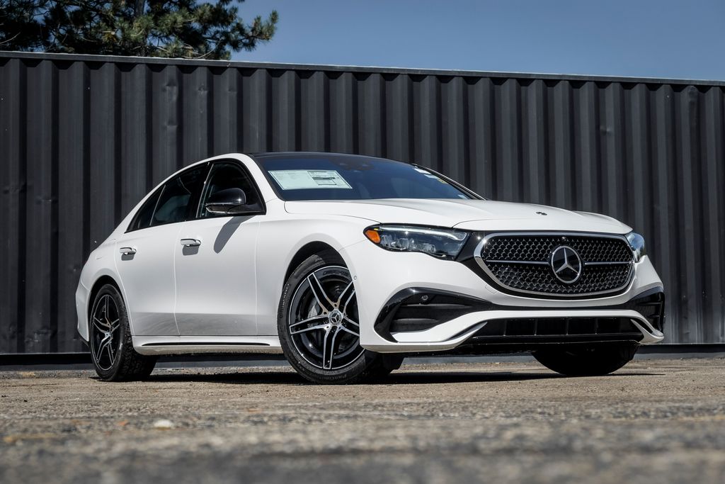White 2026 Mercedes-Benz E-Class E 450 4MATIC Sedan All-Wheel Drive 9-Speed Automatic