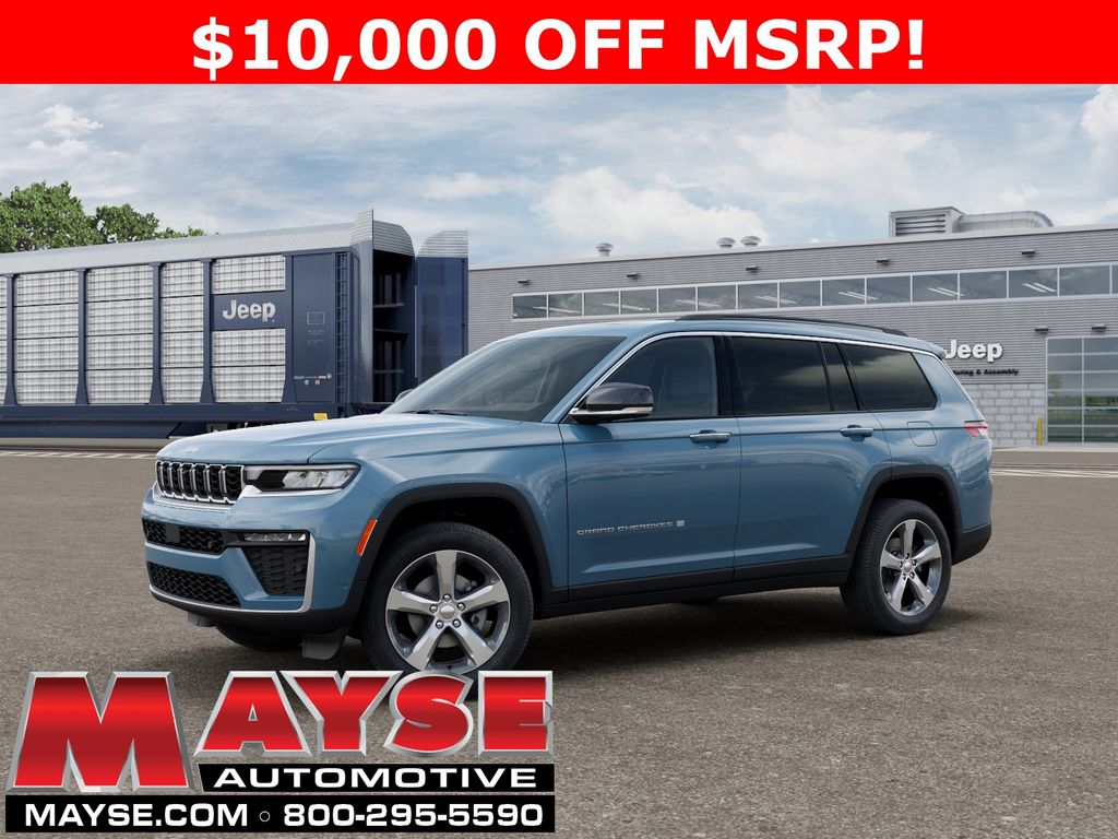 Gray (Steel Blue) 2026 Jeep Grand Cherokee L SUV / Crossover Four-Wheel Drive 8-Speed Automatic