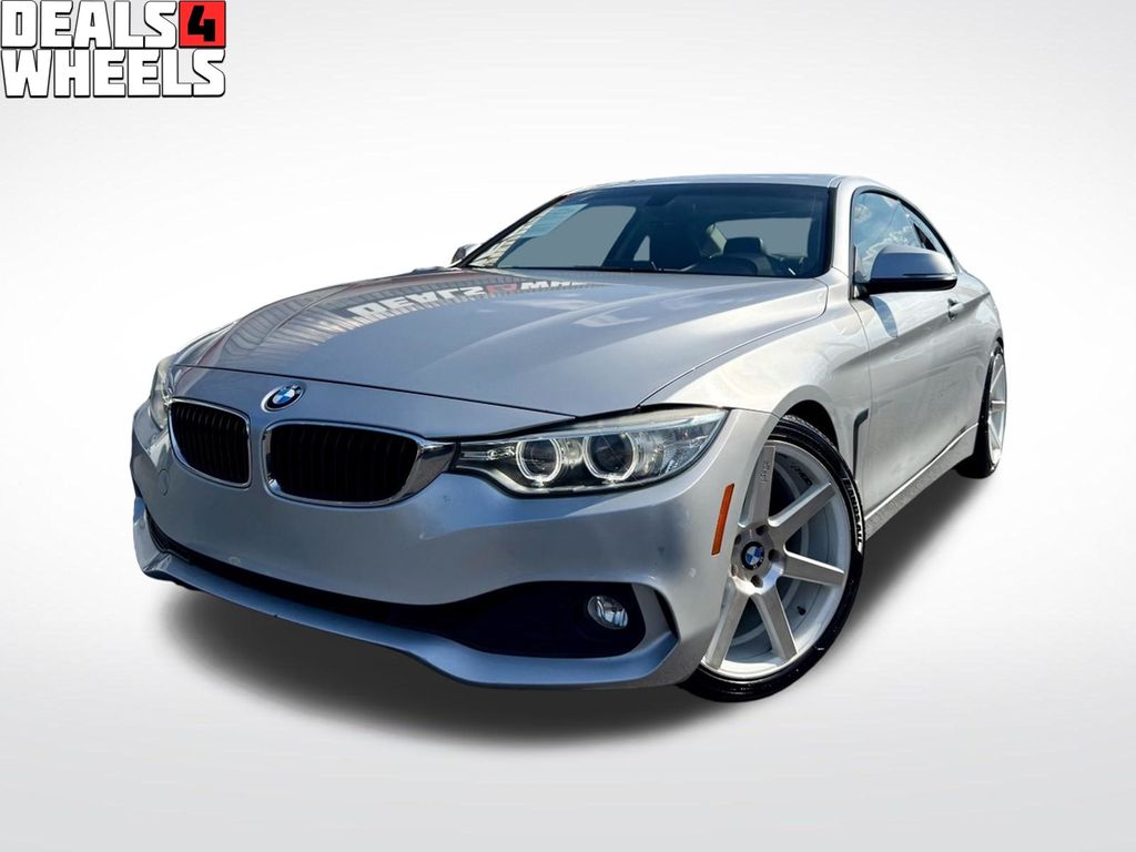 Glacier Silver Metallic 2014 BMW 4 Series Coupe Rear-Wheel Drive 8-Speed Automatic