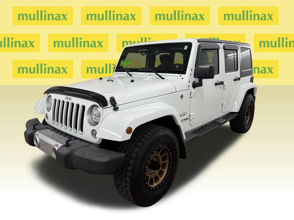 Used 2018 White Jeep Unlimited Sahara image 13