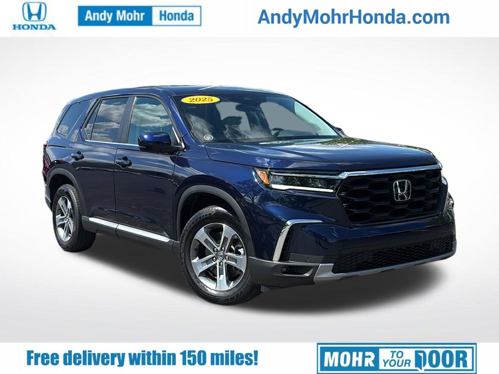 Black (Obsidian Blue Pearl) 2025 Honda Pilot SUV / Crossover All-Wheel Drive Automatic