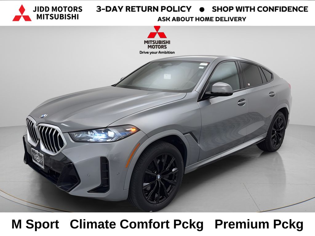 Gray Metallic 2025 BMW X6 SUV / Crossover All-Wheel Drive 8-Speed Automatic