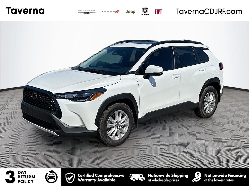 Pearl 2024 Toyota Corolla Cross LE FWD SUV / Crossover Front-Wheel Drive Continuously Variable Transmission
