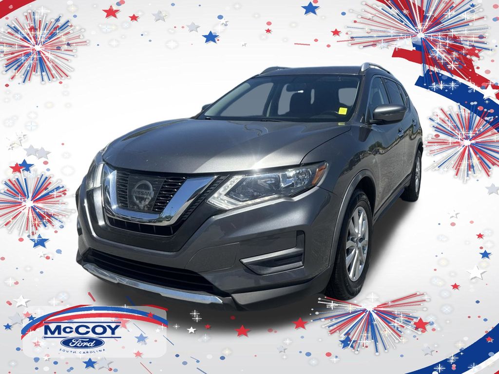 Gray (Gun Metallic) 2017 Nissan Rogue SUV / Crossover Front-Wheel Drive Continuously Variable Transmission