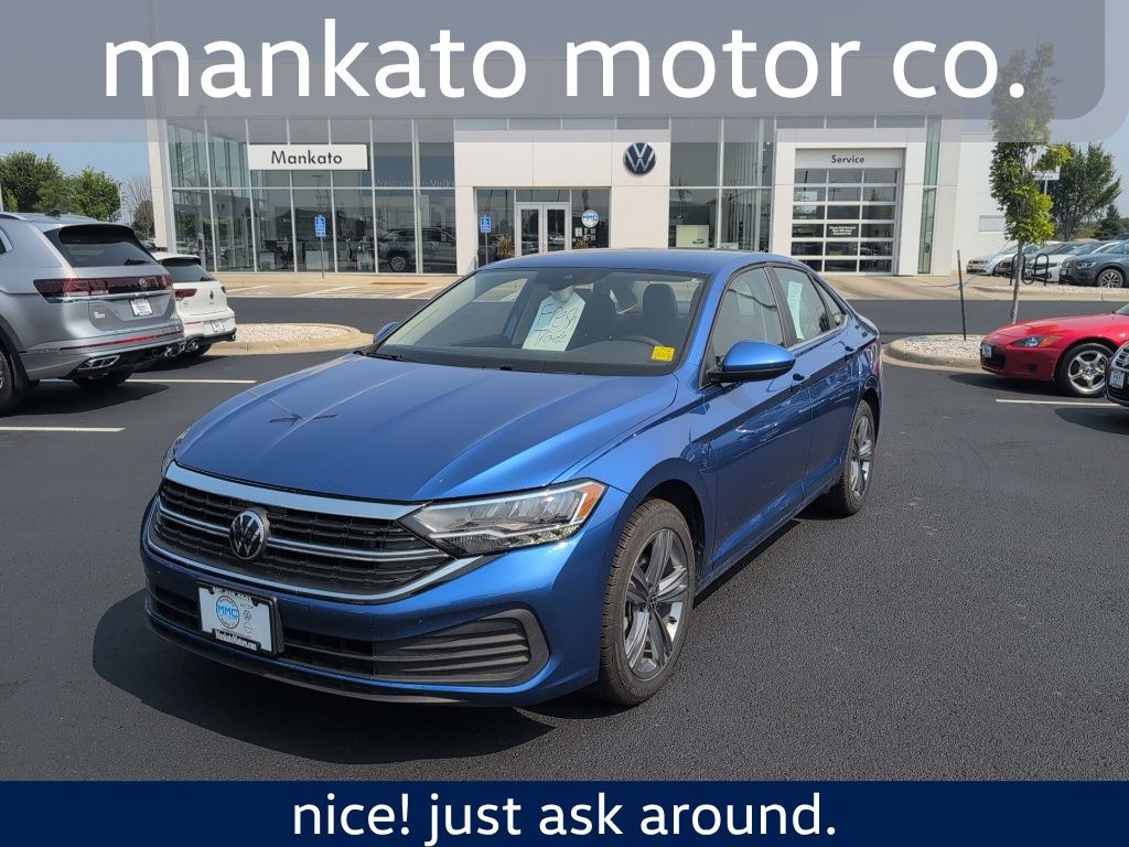 Rising Blue Metallic 2024 Volkswagen Jetta Sedan Front-Wheel Drive 8-Speed Automatic