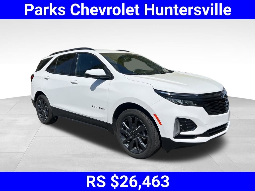 Summit White 2024 Chevrolet Equinox RS with 1RS AWD SUV / Crossover Four-Wheel Drive 6-Speed Automatic Overdrive