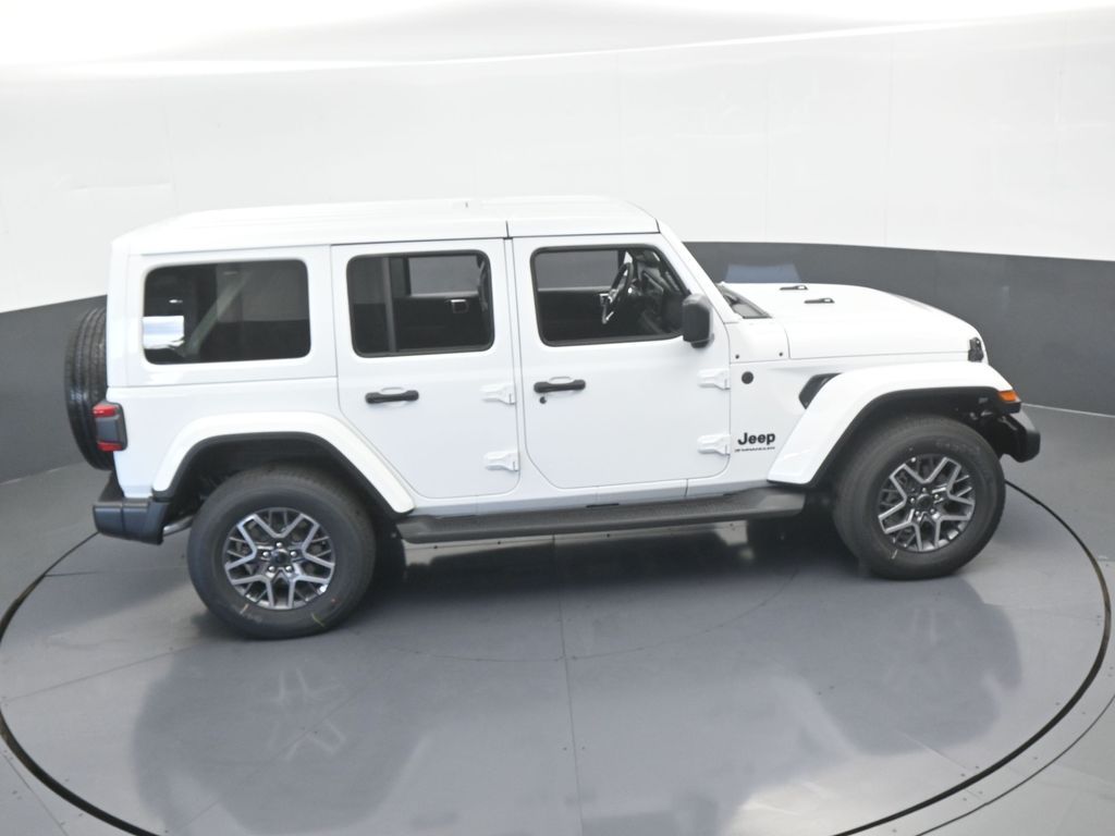 New 2025 Bright White Clearcoat Jeep Sahara image 50