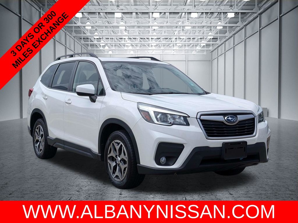 Crystal White Pearl 2020 Subaru Forester SUV / Crossover All-Wheel Drive Continuously Variable Transmission