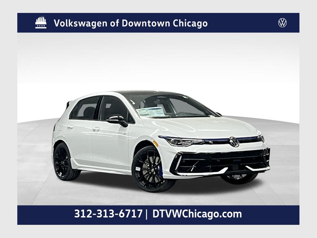 Pure White 2026 Volkswagen Golf R 4Motion Hatchback All-Wheel Drive 7-Speed Dual Clutch