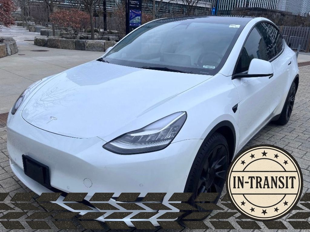 Pearl White Multi-Coat 2022 Tesla Model Y Long Range AWD SUV / Crossover All-Wheel Drive 1-Speed Automatic