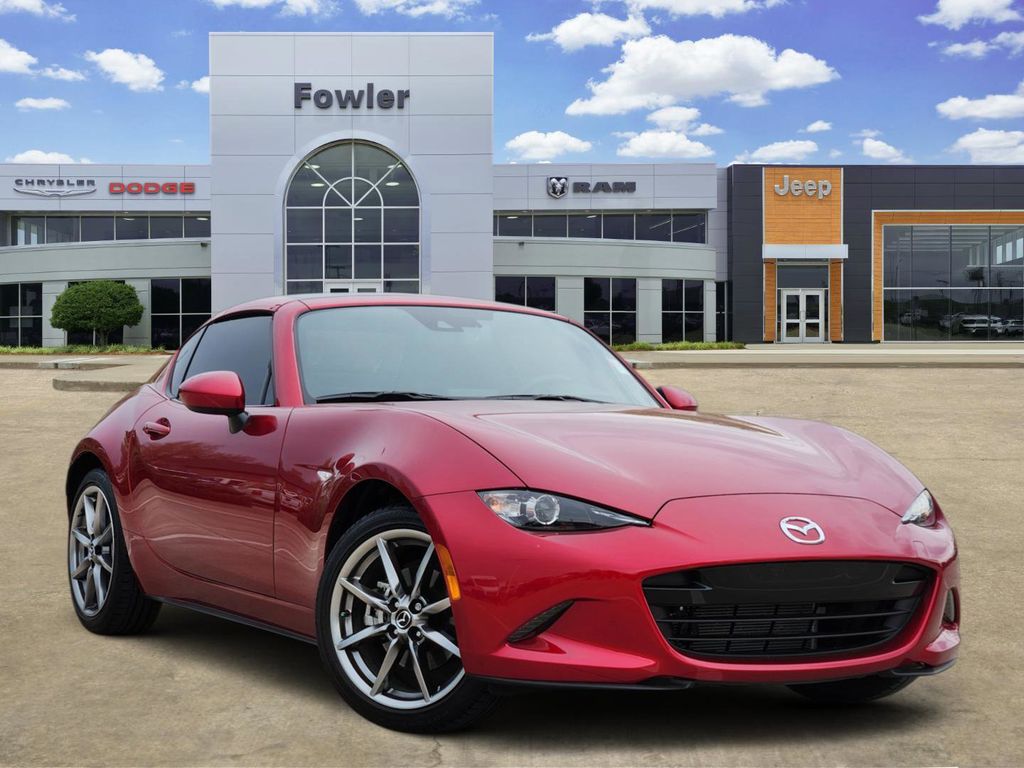 Soul Red Crystal Metallic 2023 Mazda MX-5 Miata RF Grand Touring RWD Convertible Rear-Wheel Drive 6-Speed Manual
