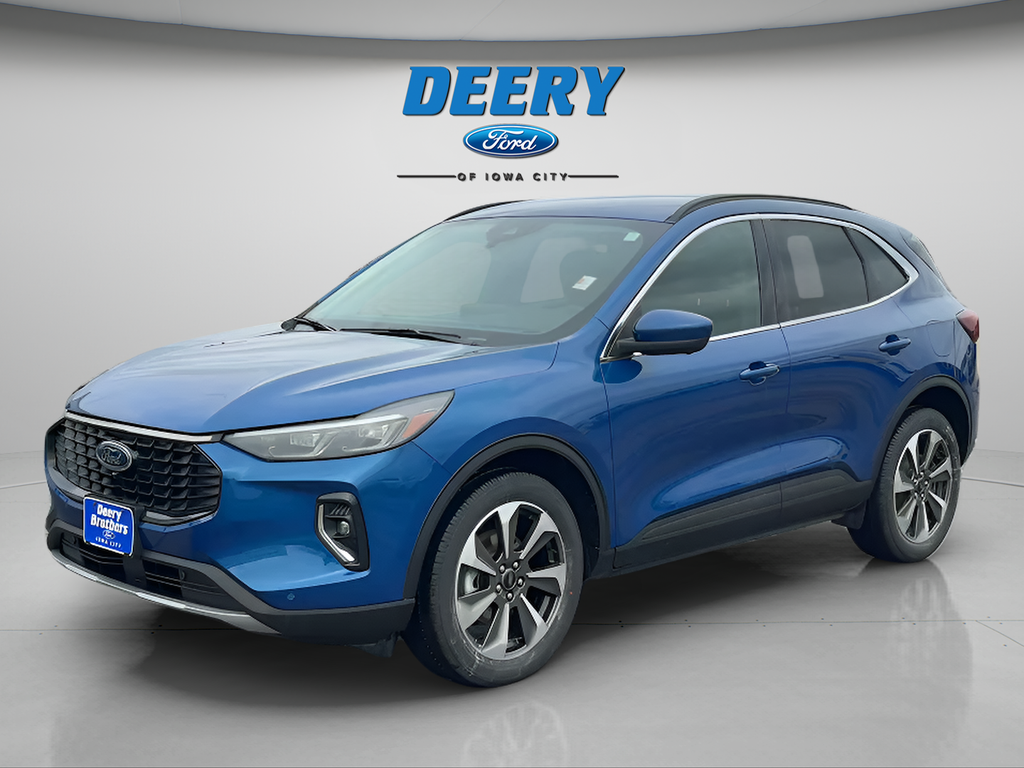 Atlas Blue Metallic 2023 Ford Escape Hybrid Platinum AWD SUV / Crossover All-Wheel Drive Continuously Variable Transmission