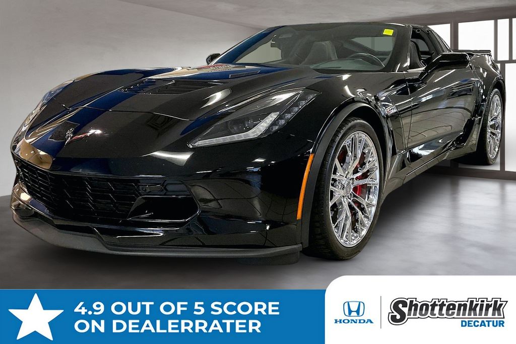 Black 2016 Chevrolet Corvette Coupe Rear-Wheel Drive 8-Speed Automatic