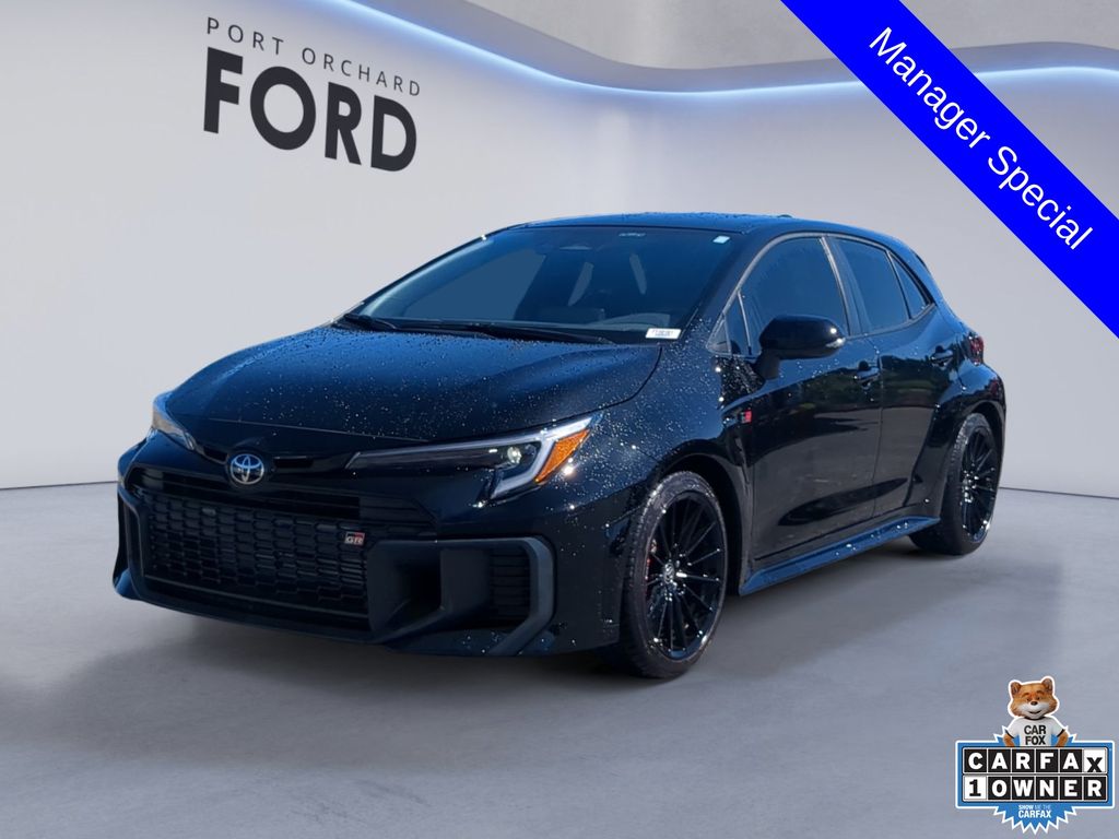 Black 2025 Toyota GR Corolla Hatchback All-Wheel Drive 6-Speed Manual