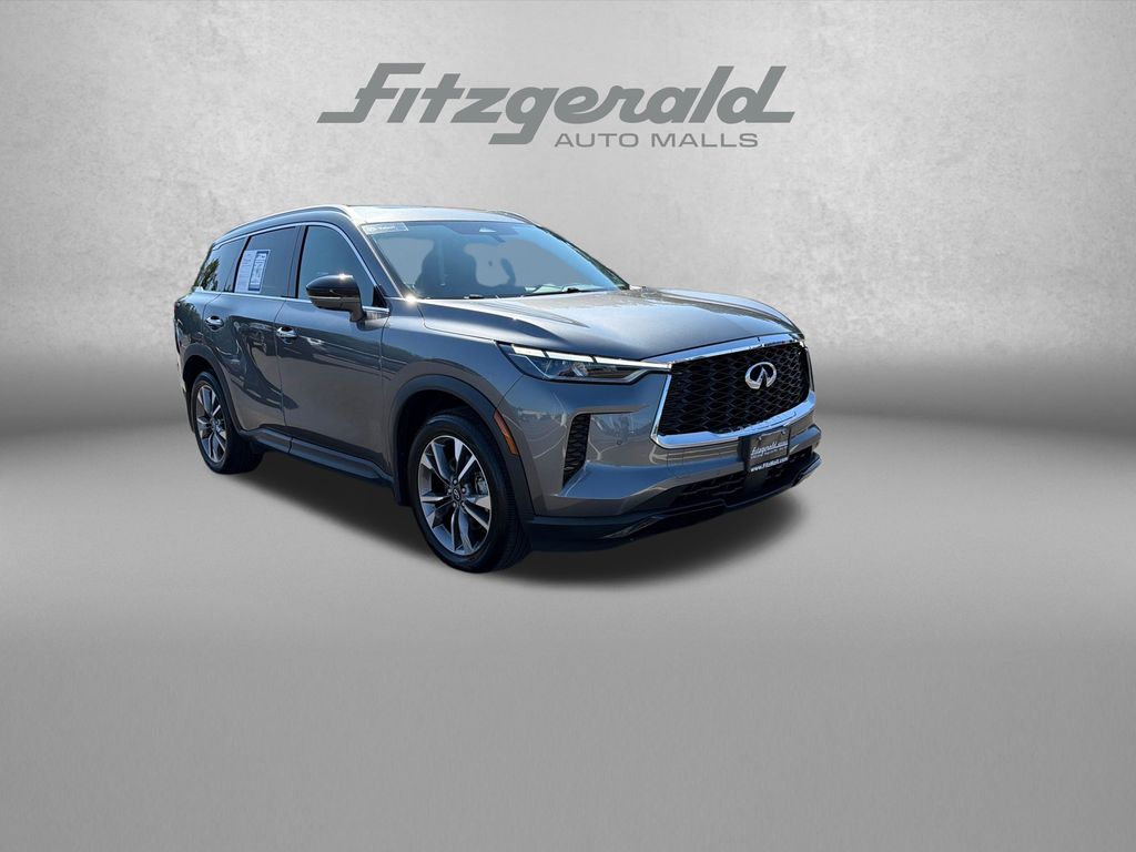 Gray (Graphite Shadow) 2023 INFINITI QX60 SUV / Crossover All-Wheel Drive 9-Speed Automatic