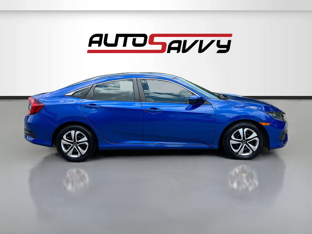 2018 Honda Civic LX Blue at DeMontrond Automotive Group