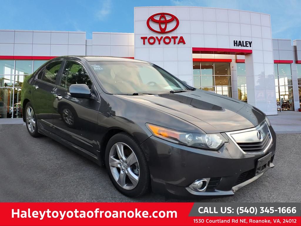 Gray (Graphite Luster Metallic) 2012 Acura TSX Sedan Front-Wheel Drive 5-Speed Automatic