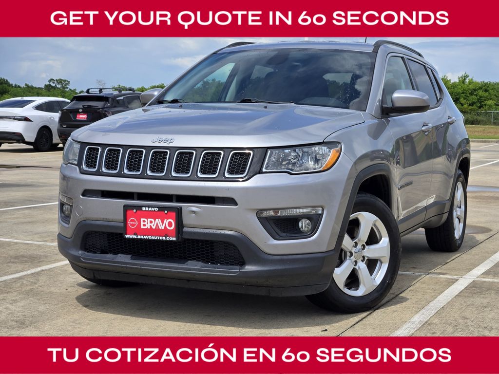 2018 Jeep Compass Latitude Silver at Bravo Nissan