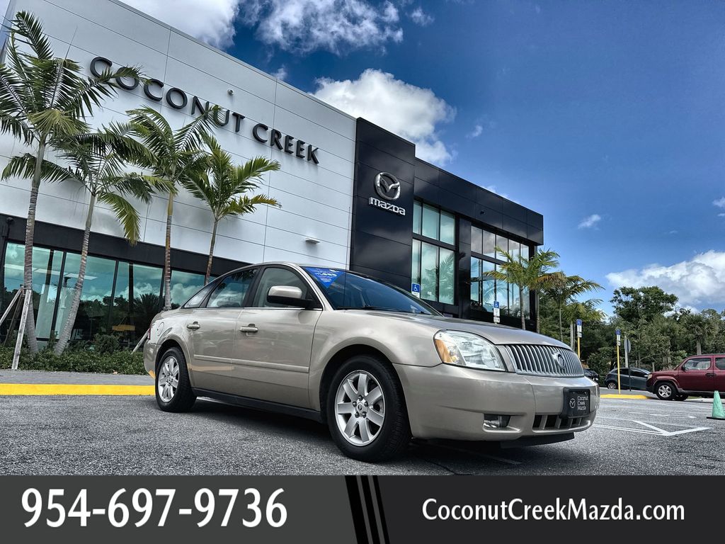 Dark Shadow Gray Clearcoat Metallic 2006 Mercury Montego Luxury Sedan Front-Wheel Drive 6-Speed Automatic