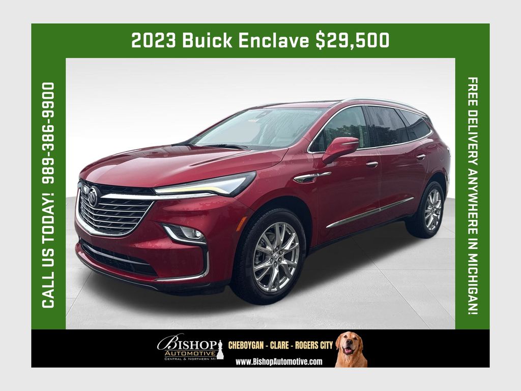 Cherry Red Tintcoat 2023 Buick Enclave SUV / Crossover Front-Wheel Drive 9-Speed Automatic