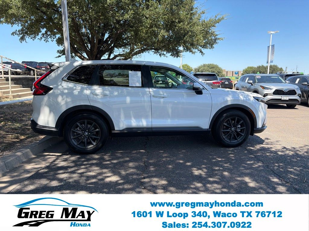 2026 Honda CR-V EX-L White at Greg May Honda