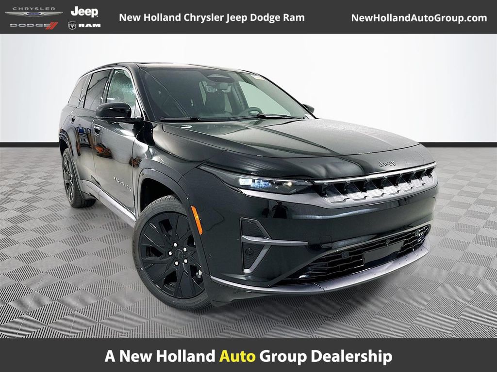 Diamond Black Crystal Pearlcoat 2025 Jeep Wagoneer S Launch Edition 4WD SUV / Crossover Four-Wheel Drive 1-Speed Automatic