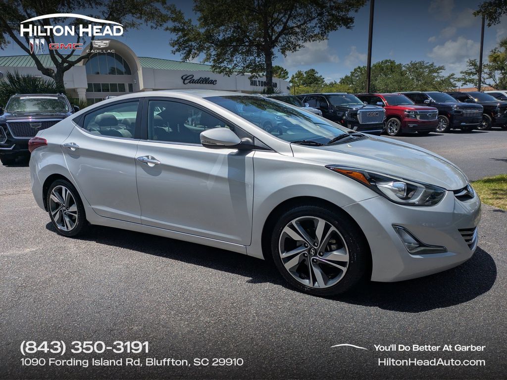 Shimmering Air Silver 2016 Hyundai Elantra Sedan Front-Wheel Drive 6-Speed Automatic