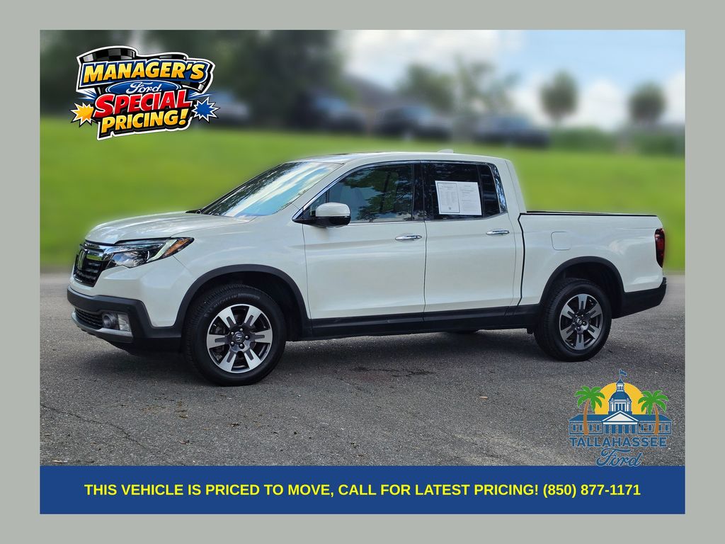 White Diamond Pearl 2017 Honda Ridgeline Pickup Truck All-Wheel Drive 6-Speed Automatic