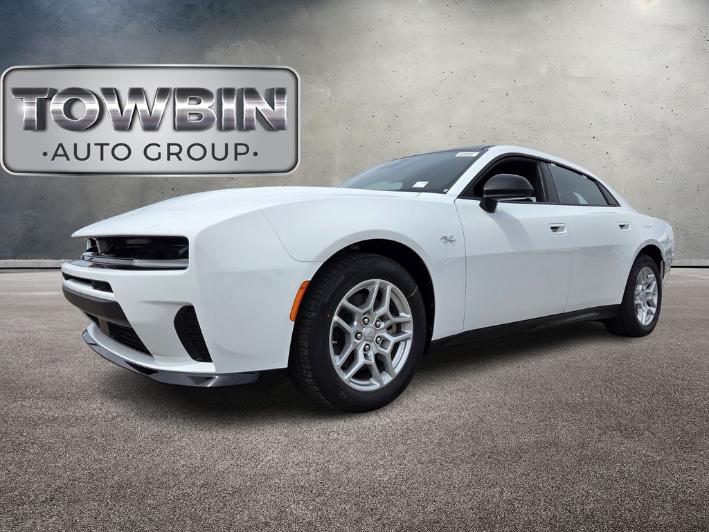 Bright White Clearcoat 2026 Dodge Charger Sedan All-Wheel Drive 8-Speed Automatic