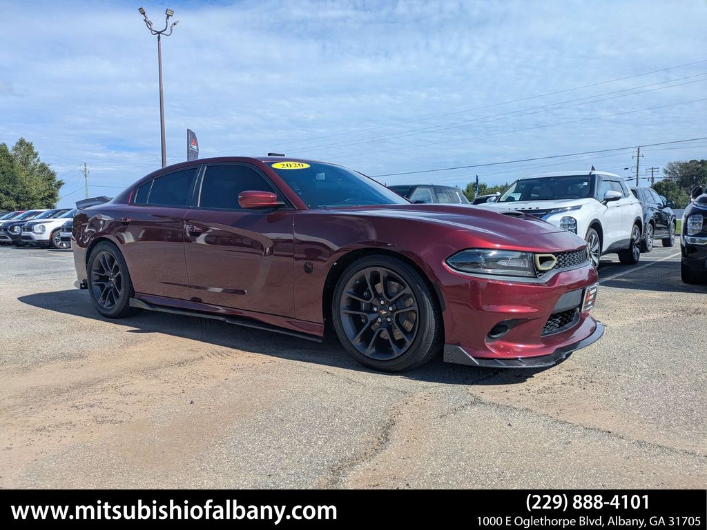 Red 2020 Dodge Charger Sedan Rear-Wheel Drive 8-Speed Automatic