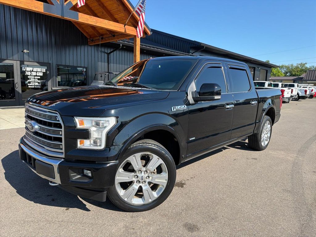 Shadow Black 2016 Ford F-150 Pickup Truck Four-Wheel Drive 6-Speed Automatic