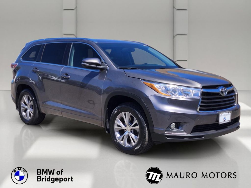Silver Sky Metallic 2015 Toyota Highlander XLE SUV / Crossover Front-Wheel Drive 6-Speed Automatic Overdrive