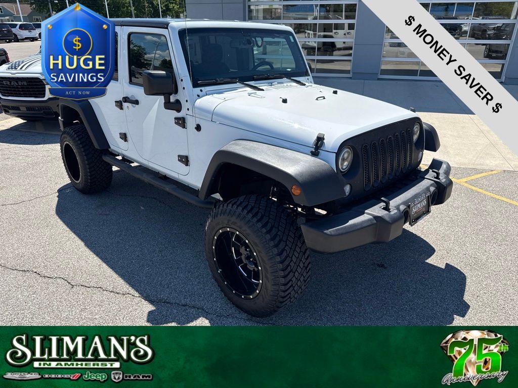 Bright White Clearcoat 2017 Jeep Wrangler SUV / Crossover Four-Wheel Drive 5-Speed Automatic