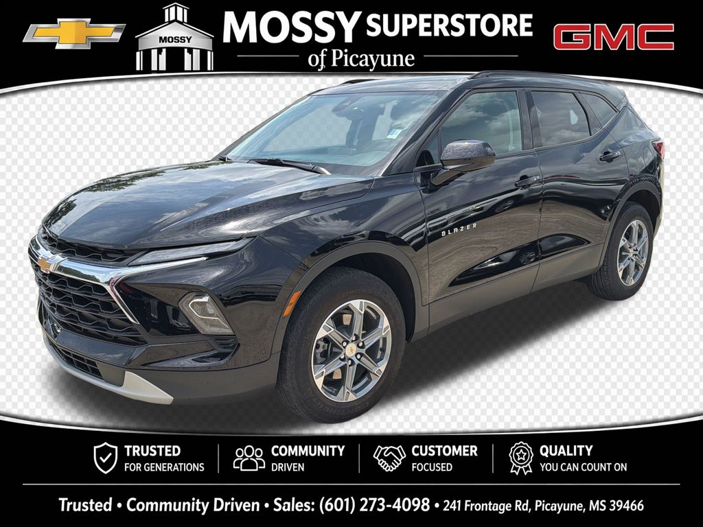 Black 2024 Chevrolet Blazer SUV / Crossover Front-Wheel Drive 9-Speed Automatic Overdrive